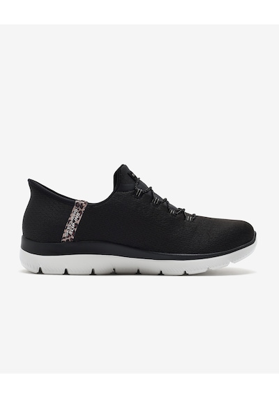 Skechers Summıts - Leopard Chıc Kadın Siyah Spor Ayakkabı 150275 Bkmt Siyah
