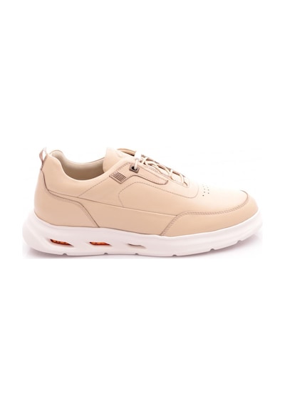 Dgn 2678 Erkek Sneaker Ayakkabi Bej Napa