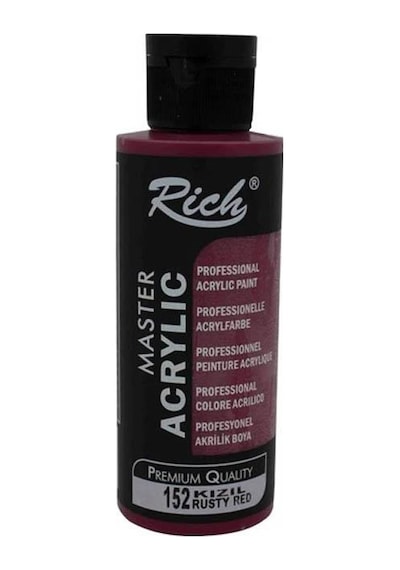 Rich Master Akrilik Boya Kızıl 120Ml