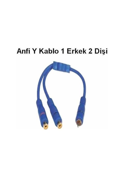 Anfi Y Kablo 1 Erkek 2 Dişi Rca Lale Kablo