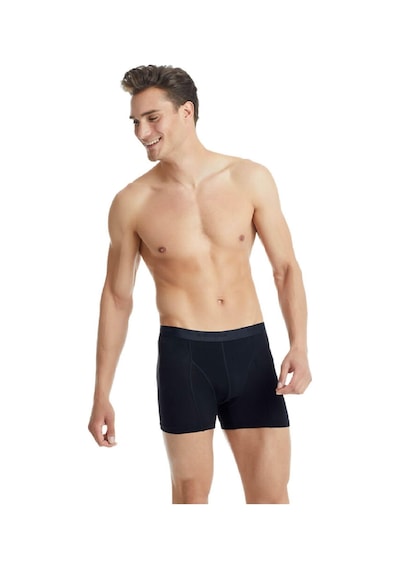 Blackspade Aura Organik 2'li Paket Extra Konfor Özel Erkek Boxer Siyah