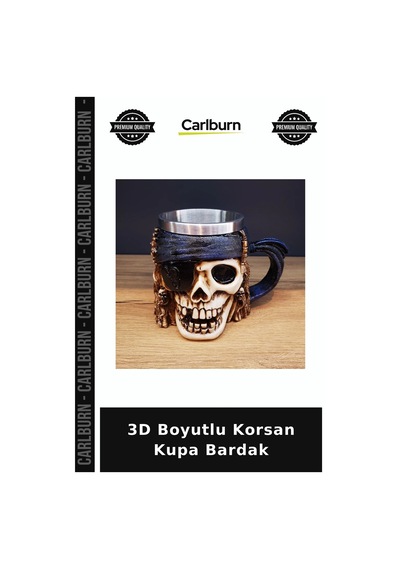 3d Boyutlu Korsan Kupa Bardak İlginç Tasarım Arkadaşa Hediye Alışılmışın Dışında Çok Renkli