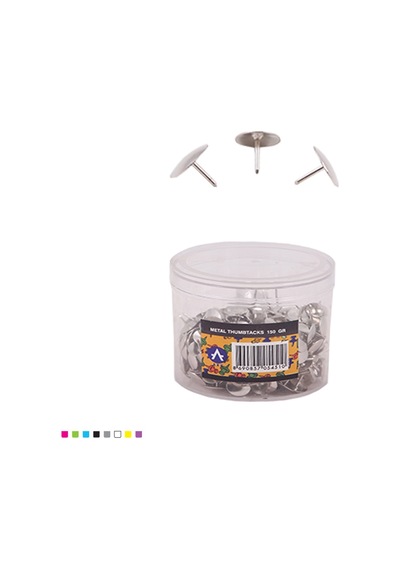 Gümüş Renk Metal Raptiye 150 Gr 1 Adet