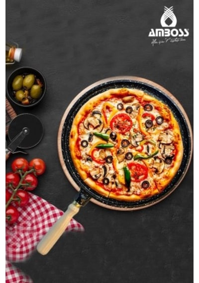 Amboss Vento Döküm 36 cm Pizza Gözleme Tavası