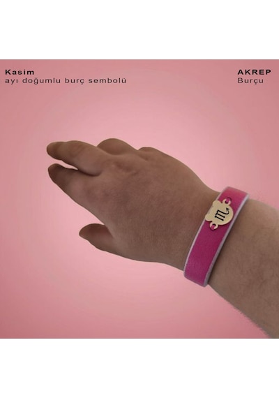 Archin Kasım Ayı Doğumları İçin 14 Ayar Altın Plakalı Pembe Derili Ayıcık Motifli Hediye Bileklik-458ay Kasım Archin Kasım Ayı Doğumları İçin 14 Ayar Altın Plakalı Pembe Derili Ayıcık Motifli Hediye Bileklik-458ay Kasım