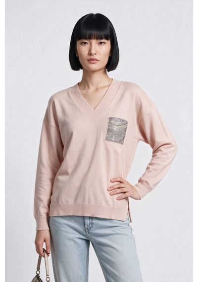 Daido Daıdo Kadın Triko 20k341900328 Toz Pembe