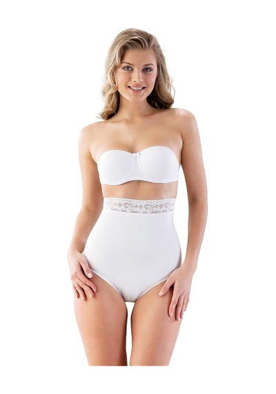 Lohusasepeti 2028 Dikişsiz İz Yapmaz Beli Dantelli Silikonlu Slip Lohusa Korse 001