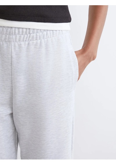 Lc Waikiki Gri Beli Lastikli Kadın Jogger Eşofman Altı