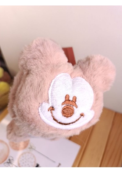 Minnie Mause Figürlü Peluş Kulaklık Taç - Mor Çok Renkli