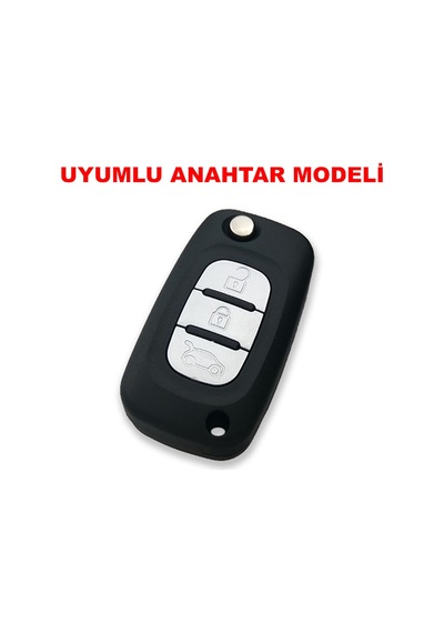 Renault Fluence Megane Clio Uyumlu Kangoo Master Silikon Anahtar Kılıfı (539914205)