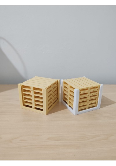 Palet Tasarımlı Bardak Altlığı 3d Baskı Masa Dekoru