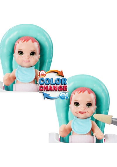 Barbie HTK35 Bebek Bakıcısı Skipper ve Aksesuarları Oyun Setleri