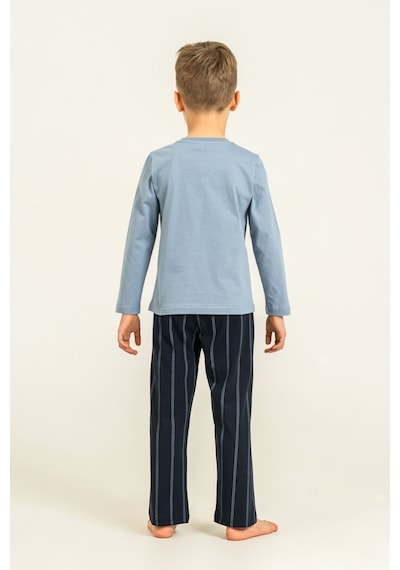 Arnetta Baba Oğul Stay Wild Mavi Uzun Kol Pijama Takım Ar3829-a-v1 Ar3829-a-v1