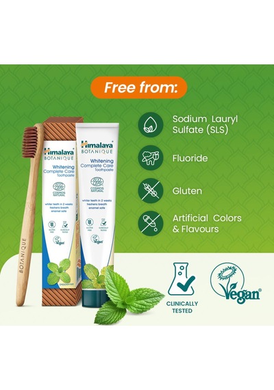 Botanique Beyazlatıcı Komple Bakım Organik Diş Macunu 75ml 2'li Paket Ecocert Cosmos Sertifikalı