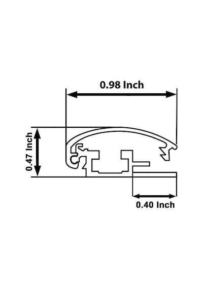 B1 70x100 Siyah Alüminyum Çerçeve Açılır Kapanır Gönye Köşe 25mm