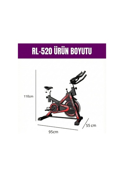 Exclusive Kondisyon Bisikleti Spinning Bike Egzersiz Aleti Genel