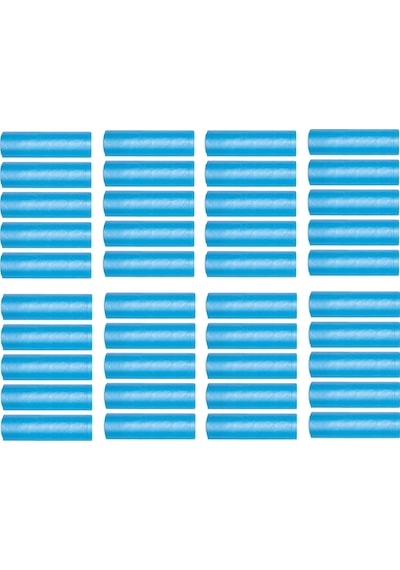 Büyük Boy Çöp Poşeti 65x80 Cm 50 Lt 10'lu Rulo 40 Paket Mavi