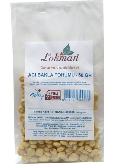 Lokman Acı Bakla Tohumu 50 G