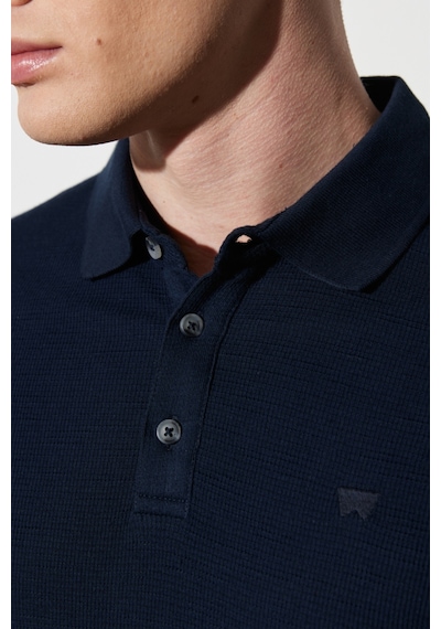 Wrangler Erkek Polo T Shirt W231325410 410 LACİVERT Lacivert