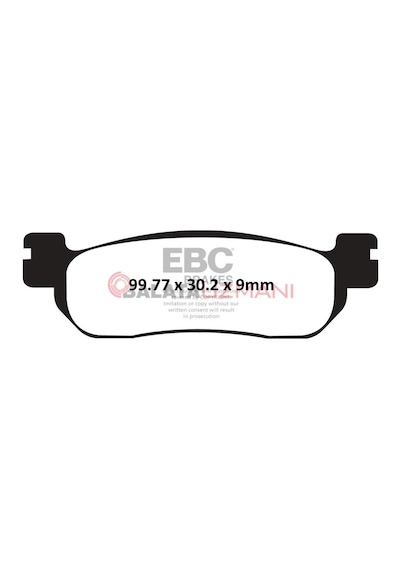 Yamaha Vp 250 X-City 2007-2016 Arka Balatası Sfac275 Ebc