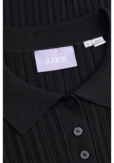 Jack & Jones Jjxx Kadın Polo Triko Tişört SIYAH