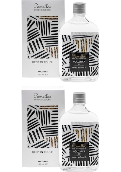 Pomellos 80 Derece Keep in Touch Kolonya Cam Şişe 250 ML x 2