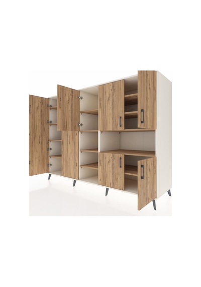Kronos Dolap 13 Raflı 7 Kapaklı 220x59x163 Aytaşı-çam Atlas Çam - Aytası Kronos Dolap 13 Raflı 7 Kapaklı 220x59x163 Aytaşı-çam Atlas Çam - Aytası