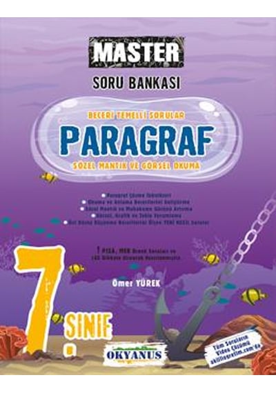 7. Sınıf Master Paragraf Soru Bankası -  Okyanus Eğitim