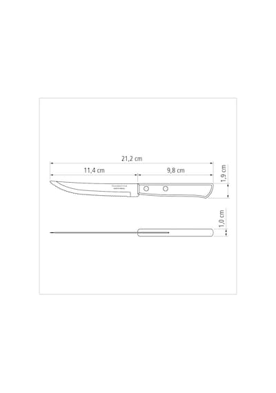 Tramontina Churrasco 21198/715 Biftek-steak Bıçağı 6lı Blister Genel
