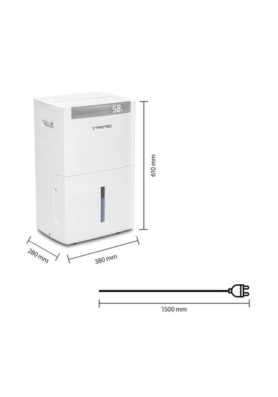 Trotec Ttk-ı 110 E Wifi Hepa Nem Alma Cihazı Beyaz