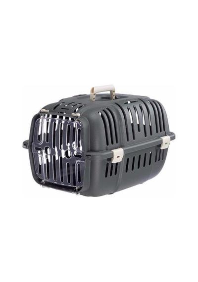 Tr Jet10 Gri Kedi Ve Köpek Taşıma Çantası, Şeffaf Kapı, 5 Kg Kapasitesi