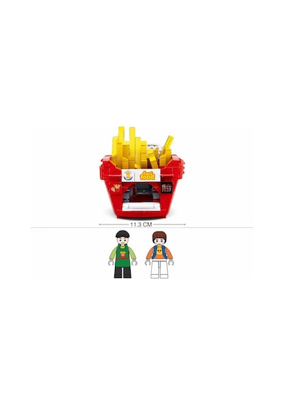 Sluban Food Court French Fries 320 Parça Yapım Seti B0705b