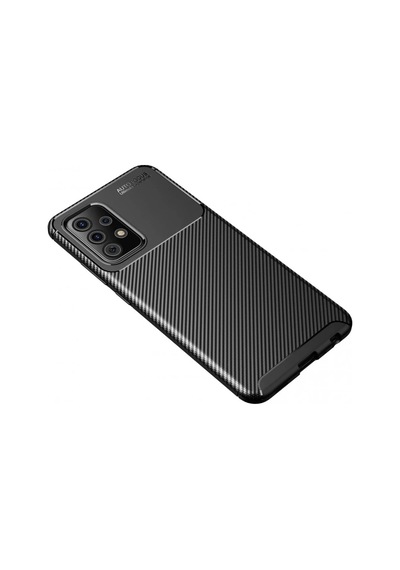 Samsung Uyumlu Galaxy A72 Uyumlu Kılıf Auto Focus Karbon Kapak - Siyah