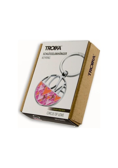 Troika Circle Of Love Anahtarlık