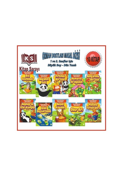 Orman Dostları Masal Dizisi (10 Kitap) - Ema Yayınları