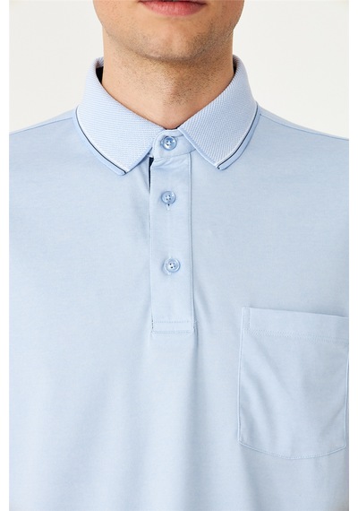 Mavi Polo Yaka T-shirt Mavi