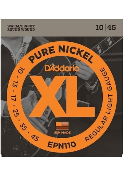 D'addario Epn110 Xl Pure Nickel Serisi Elektro Gitar Tel Seti Re