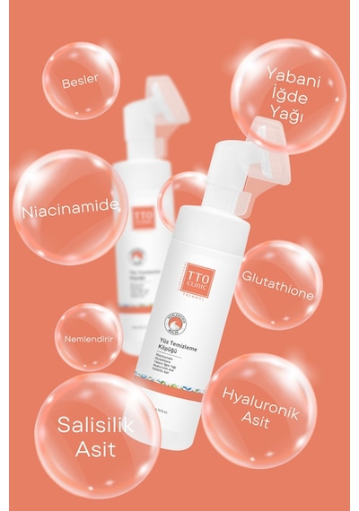 Tto Clinic Aplikatörlü Yüz Temizleme Köpüğü 200 ML
