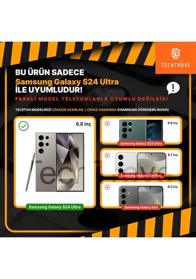 Samsung Uyumlu Galaxy S24 Ultra Kılıf Kamera Korumalı Simli Lüks Kapak