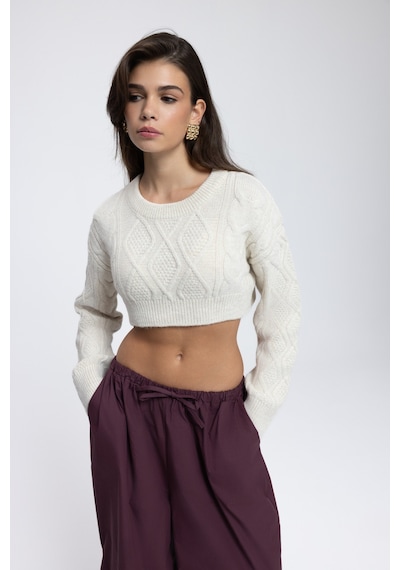 Mai Collection Mai Studios Co. Mohan Bej Crop Kazak Bej