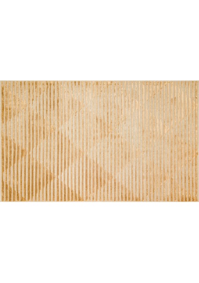Gold Dyed Yüksek Alçak Dokulu Naturel Yün Ve Vıskon Modern Dokum