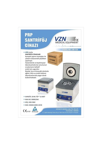 Santrifüj Cihazı 12 Tüp