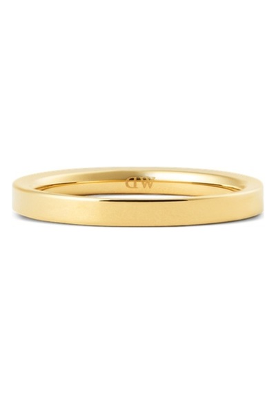 Line Ring Polished Gold 2.5mm Gold