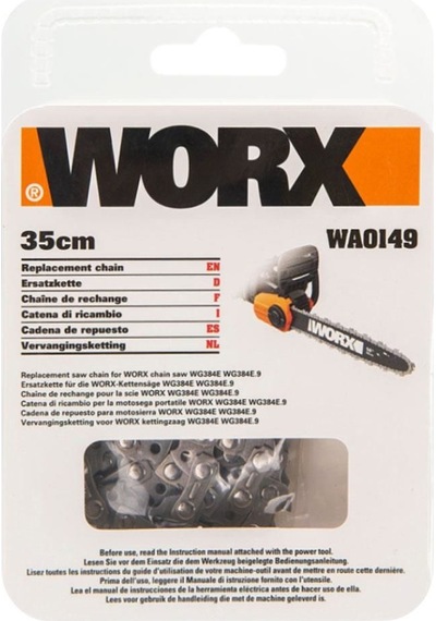 Worx Wa0149 35cm 14 Wg384e Şarjlı Zincirli Testere İçin Yedek Zincir Fr Wa0149