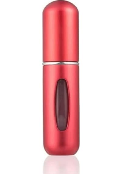 Kırmızı Cep Parfüm Şişesi Doldurulabilir Mini 5 Ml Kırmızı