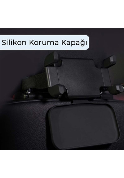 Bix Saiji T55 Araç İçi Arka Koltuk Arkası Tablet ve Telefon Tutucu