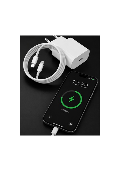 İphone 14 13 12 11 8 Plus 7 Uyumlu 20w Pd Hızlı Şarj Seti Sarı