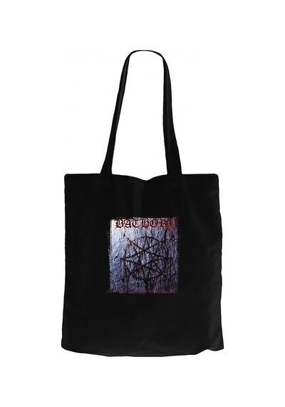 Bathory Octagon Siyah Kanvas Bez Çanta Siyah