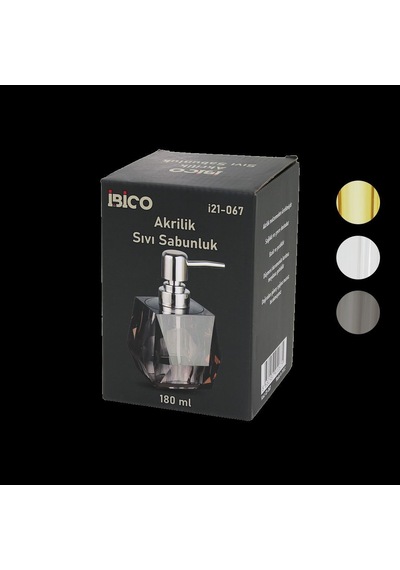 Sıvı Sabunluk 180 Ml Akrilik Mika Kristal Renkli