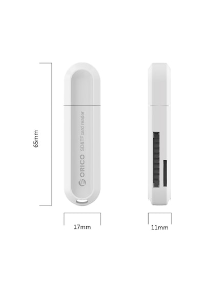 Orico Crs21 Usb 3.0 Sd Tf Micro Sd Kart Okuyucu Beyaz